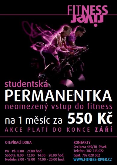 AKCE STUDENTSK PERMANENTKA - Kliknutm na obrzek zavete